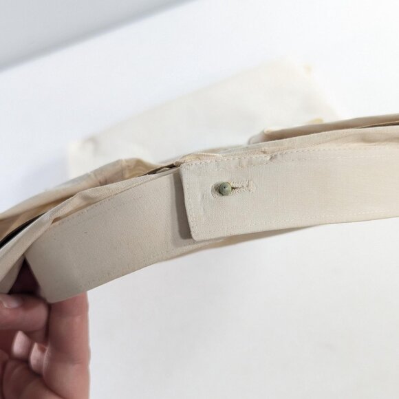 1930s OPEN BACK Arrow Kirk Canada Sanforized Formal Shirt, Starched White Bib - Picture 5 of 10